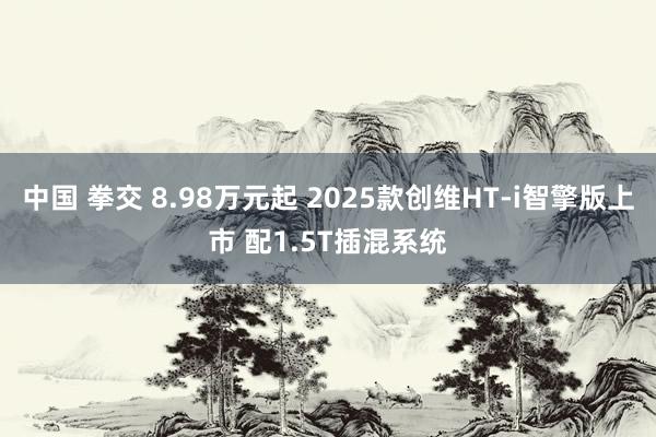 中国 拳交 8.98万元起 2025款创维HT-i智擎版上市 配1.5T插混系统
