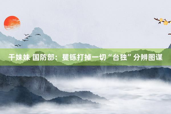干妹妹 国防部：矍铄打掉一切“台独”分辨图谋