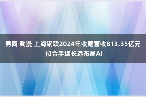 男同 動漫 上海钢联2024年收尾营收813.35亿元 拟合手续长远布局AI