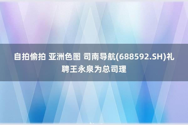 自拍偷拍 亚洲色图 司南导航(688592.SH)礼聘王永泉为总司理